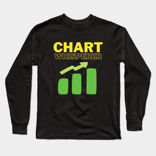 Data Analyst funny Chart Statistics Long Sleeve T-Shirt by Foxxy Merch